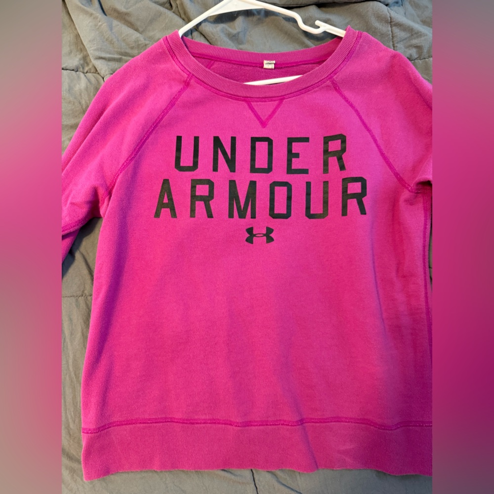 Under Armour Pink Crew Sweatshirt